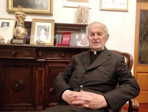 Kardinál Tomko: Som už starý Riman, návštevy ma ale stále tešia