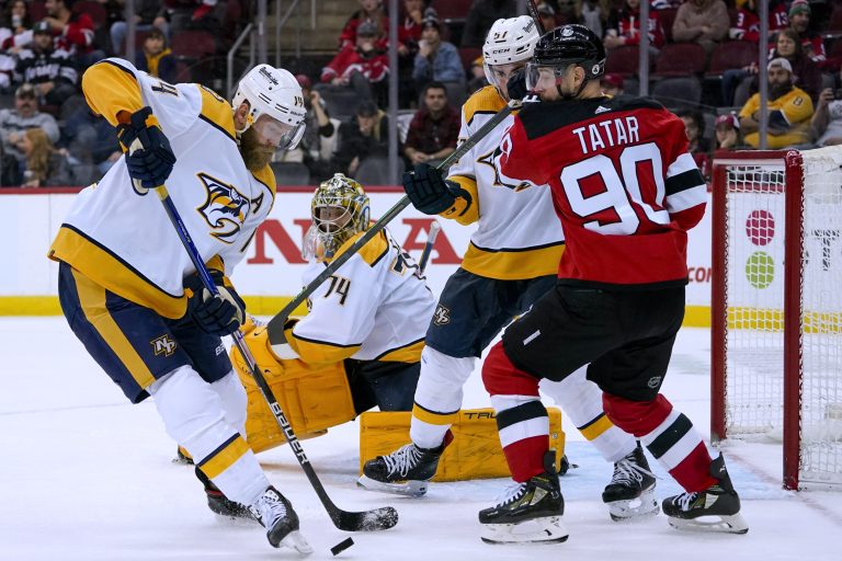 NHL: Tatar strelil 10. gól, naštartoval New Jersey k výhre