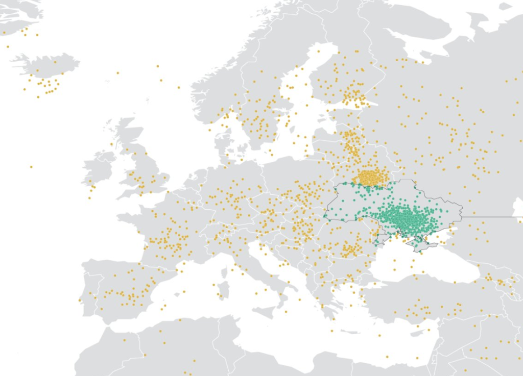 Prieskum: Len tretina Američanov dokázala nájsť Ukrajinu na mape Európy