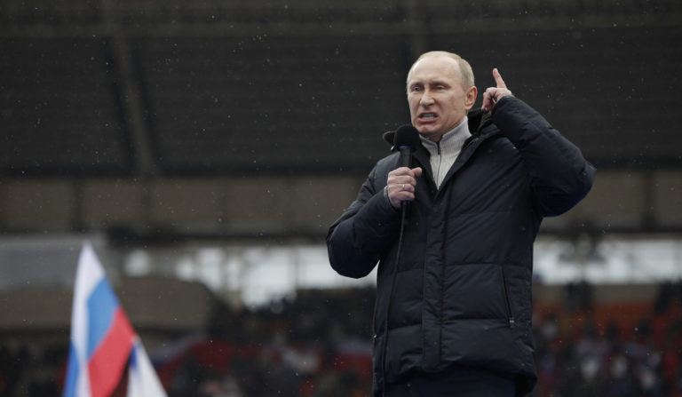 Putin pricestoval na Krym na výročie anexie