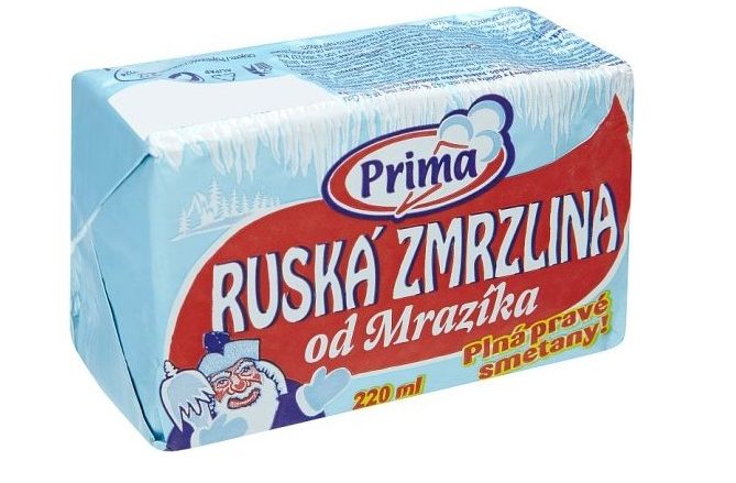 Koniec jednej Ruskej zmrzliny. Český výrobca ju premenuje na Ukrajinskú zmrzlinu