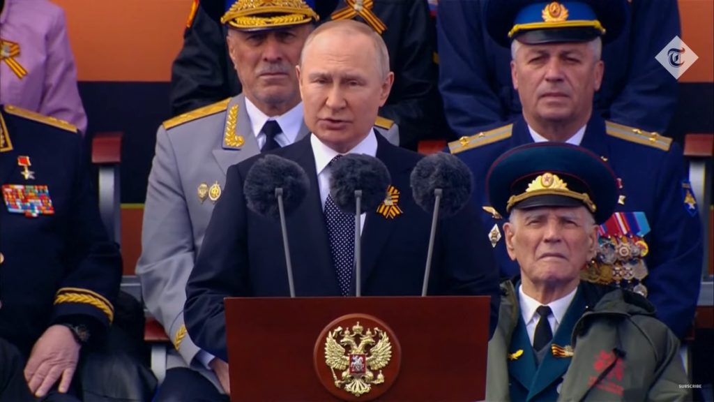 Putin na Červenom námestí obhajoval inváziu na Ukrajinu: NATO nás nechcelo počuť, malo iné plány