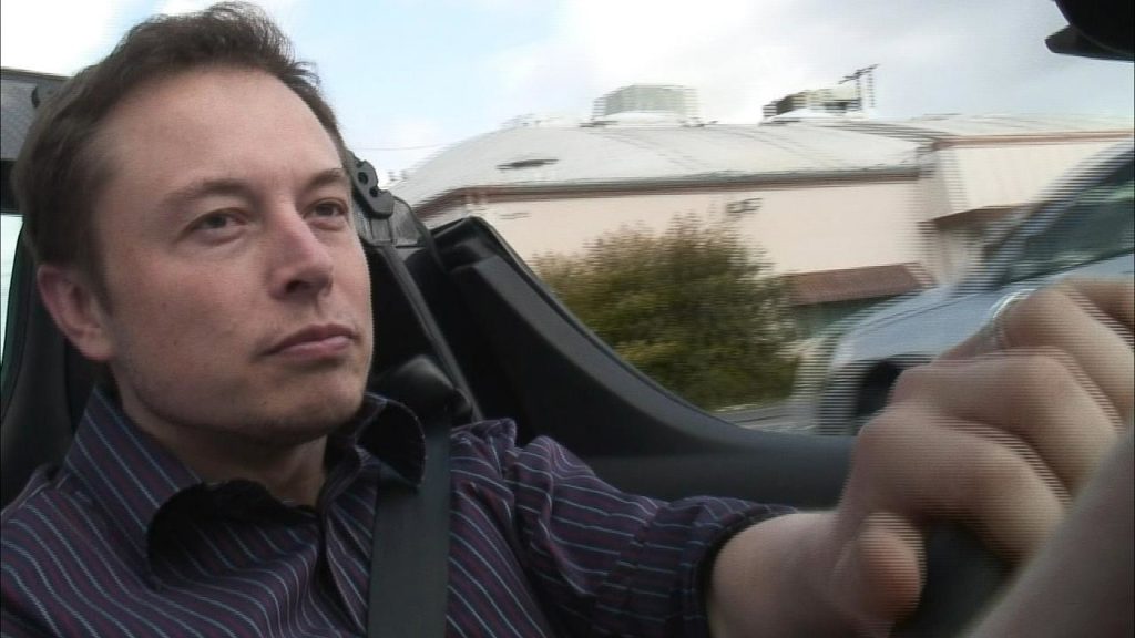 Elon Musk za volantom