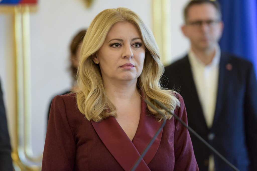 Na snímke prezidentka SR Zuzana Čaputová. Foto: TASR/Pavol Zachar