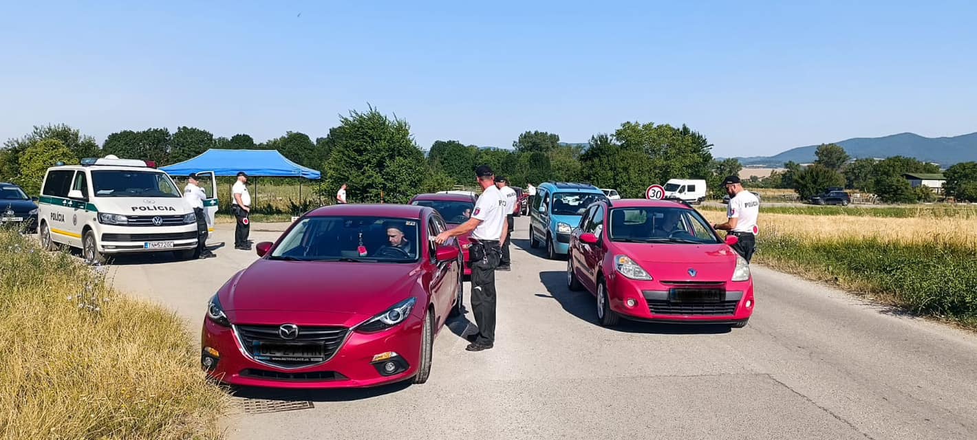 Pri odjazde z Pohody zastavili 13 opitých vodičov