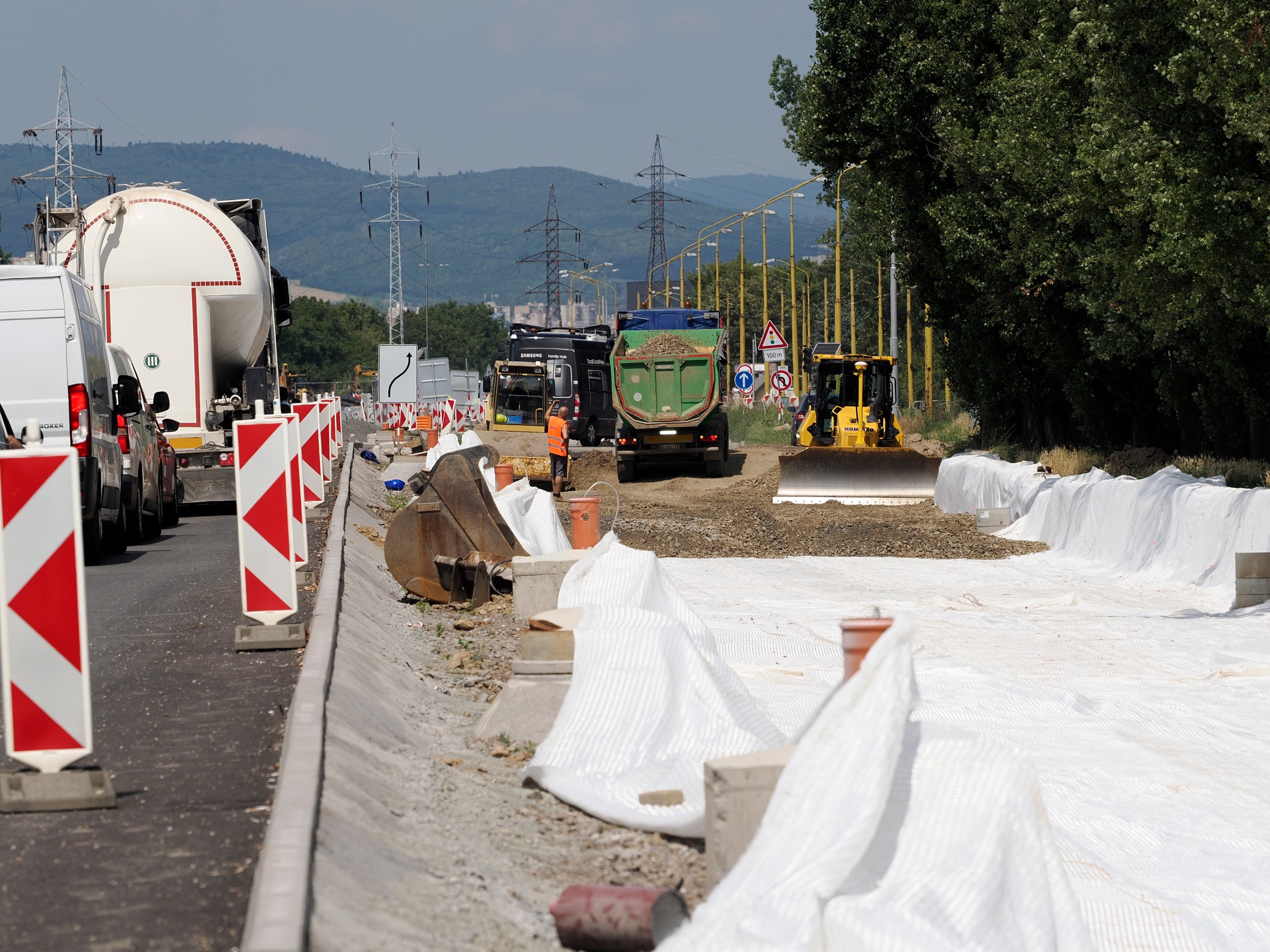 Práce na Slaneckej ceste pokračujú: Na toto sa pripravte počas tohto týždňa
