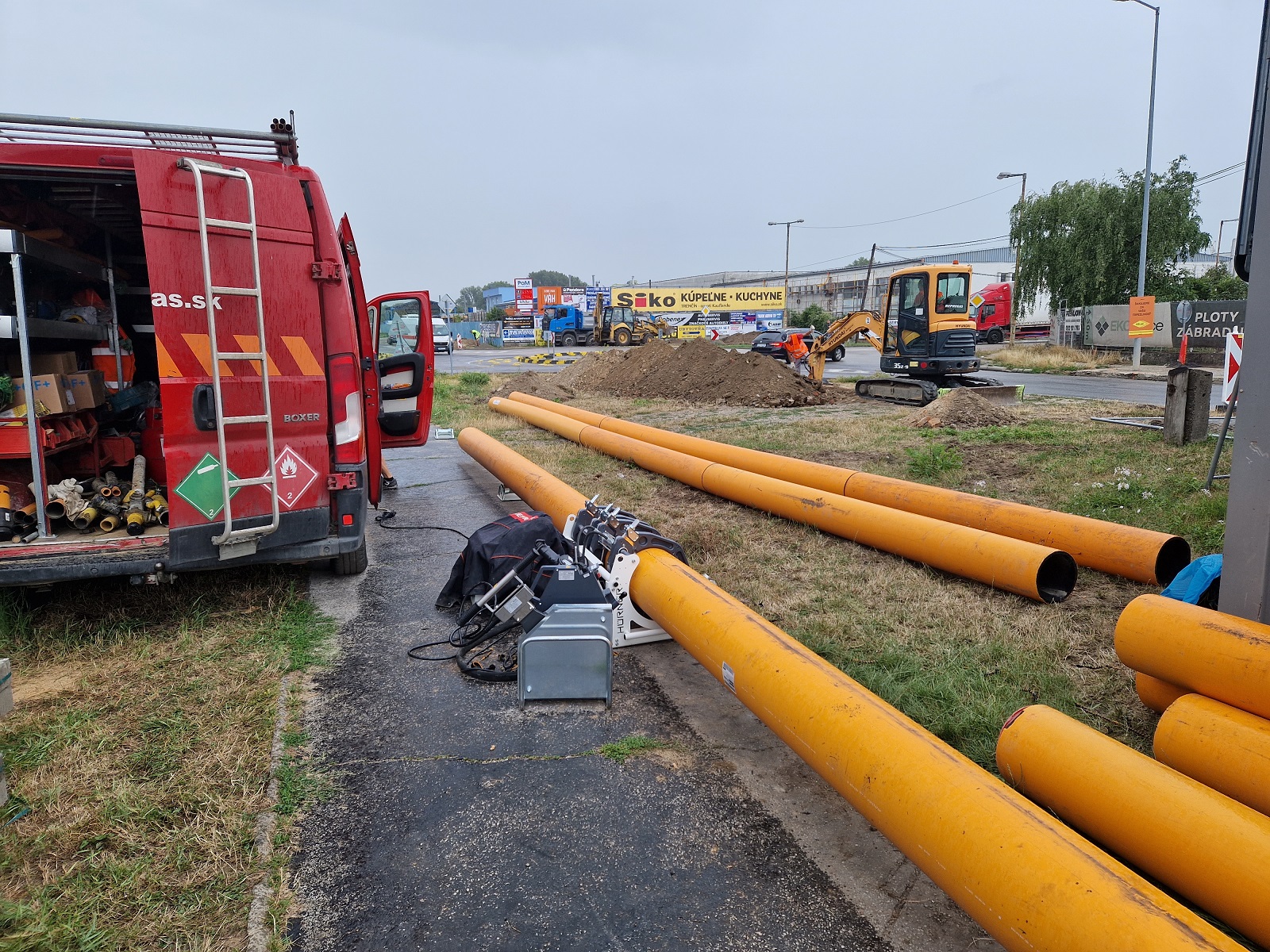 Pripravte sa na obmedzenia. Plynárenské práce skomplikujú dopravu v meste