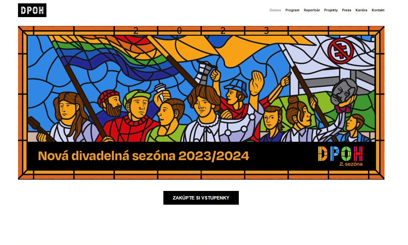 Vlajky LGBT a Ukrajiny a oddelená hlava Hviezdoslava. Bratislavské divadlo má vizuál k novej sezóne