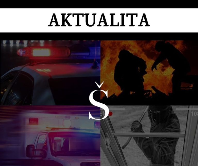 Nákladiak skončil na boku. Foto: Trenčiansky Štandard
