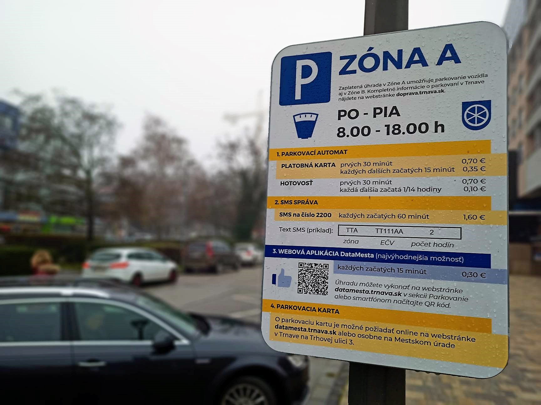 Trnavská radnica chce lepšie podmienky pre celodenné parkovanie