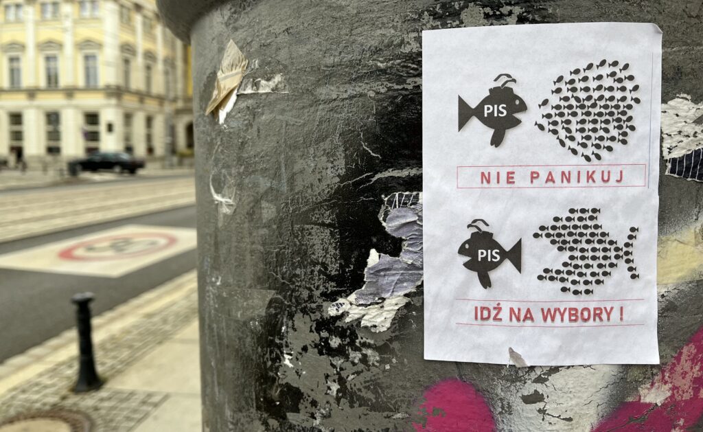 Volebná kampaň v Poľsku. Foto: Anna Čujová