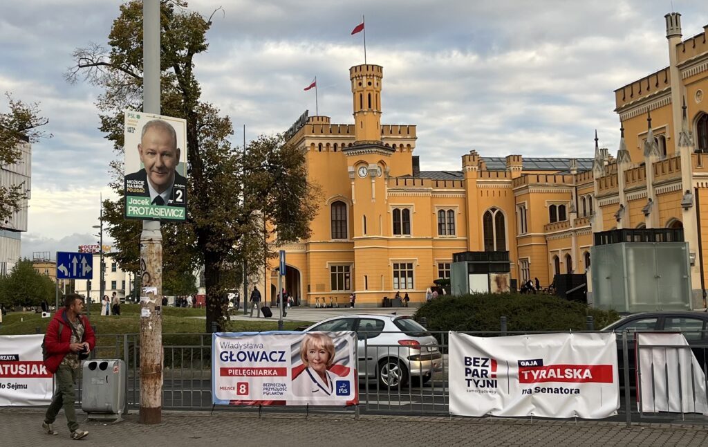 Volebná kampaň v Poľsku. Foto: Anna Čujová