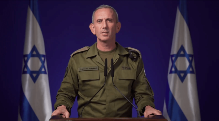 Kontraadmirál Obranných síl Izraela (IDF) Daniel Hagari. Reprofoto: IDF/X