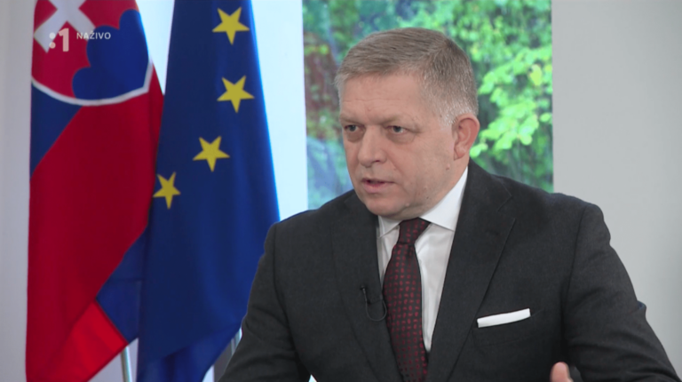 Predseda vlády SR Robert Fico (Smer). Reprofoto: STVR