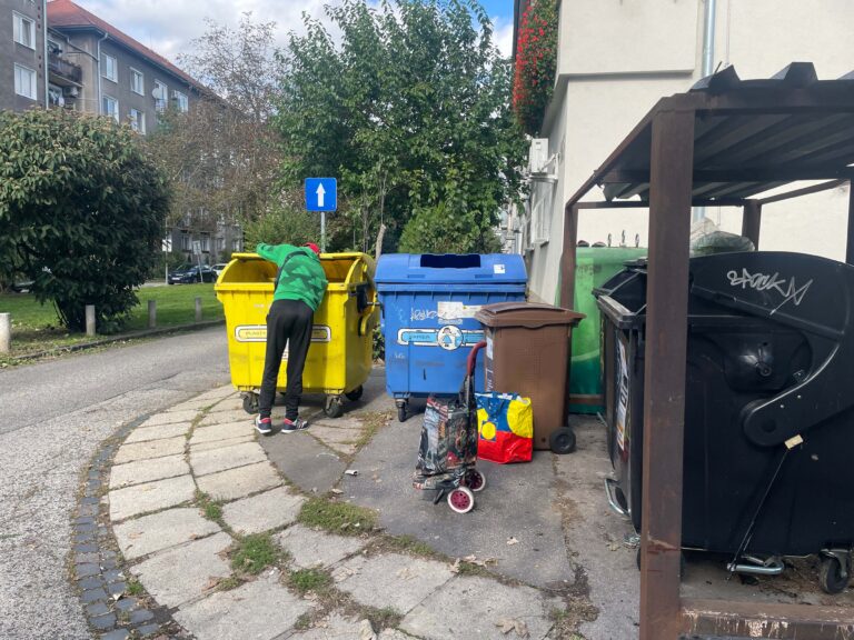 bezdomovec drogovo závislý záložna